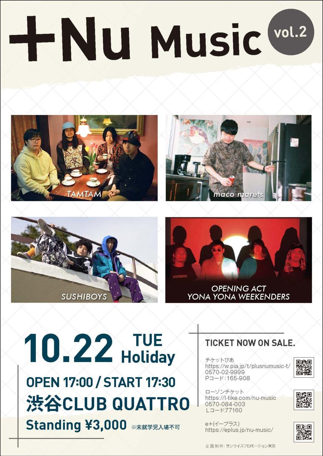 flyer for +Nu Music vol.2