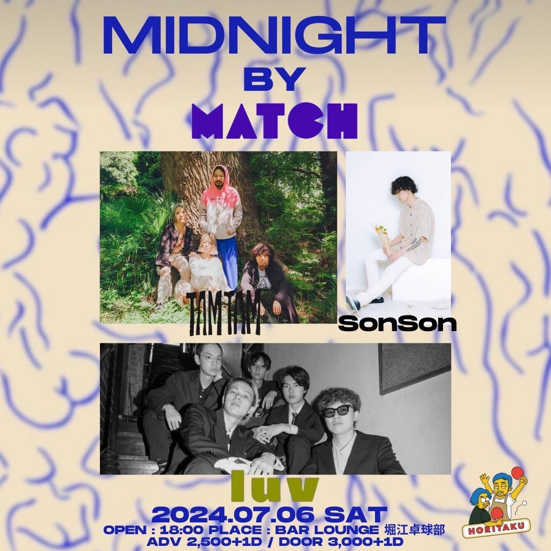 flyer for MIDNIGHT BY MATCH [大阪]